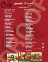 Cang's Sushi menu