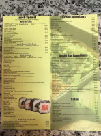 Kobe Hibachi Sushi menu