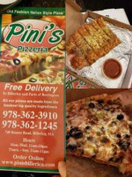 Pini's Pizzeria food