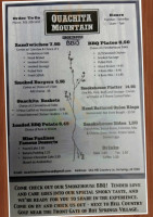 Ouachita Mountain Smokehouse menu