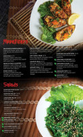 Tora Sushi Lounge menu