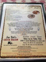 Jim Bob's Chuckwagon Bbq menu
