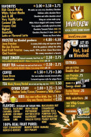 Java Crew menu