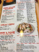 Lucas Coney Island menu