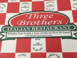 Three Brothers Italian food