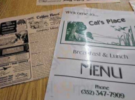 Cals Place menu