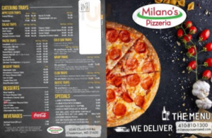 Milano's Pizzeria food