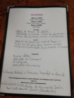 Le Duxie's menu