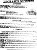 Farnsworth House Tavern menu