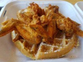 Country Style Chicken And Waffles inside