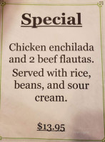 La Casita menu