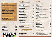 Foodbar Steve'n menu