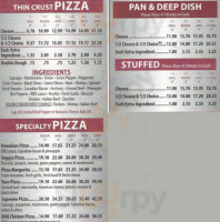 Danny's Italian menu