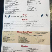 Blue And Gray menu