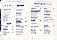 Pivovar Flamm menu