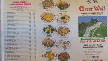 Great Wall Chinese food