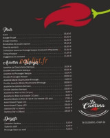 La Cantina menu