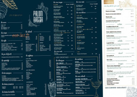 Palombaggia menu