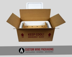 Custom Wine Packaging menu