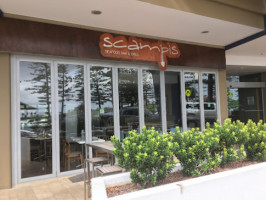 Scampi’s Seafood Bar and Grill outside