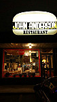 John Anderson Charcoal Broil outside