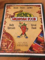 Irene's Real Mexican Food menu