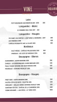Restaurant L'Aquarama menu
