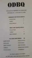 Odbq menu