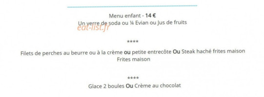 Les Cygnes Chez Jules menu
