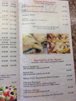 Pizza Lino menu