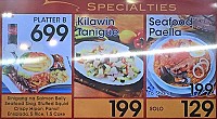 Seafood Grill Station menu
