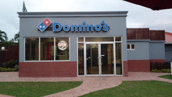 Dominos Pizza outside
