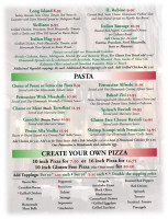 Front Street Cafe menu