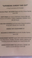 Wildfire Grill menu