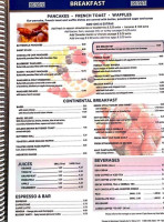 Ikaros Diner menu
