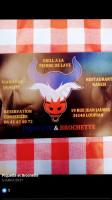 Piquette Et Brochette food