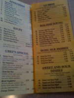 King Chop Suey menu