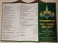 Thai Cuisine menu