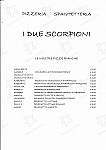 I Due Scorpioni menu