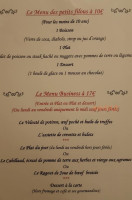 L’avenue menu