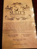 Sully's menu