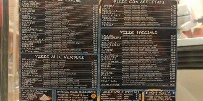 Pizza Da Tony menu