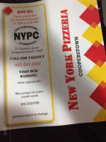 New York Pizzeria menu