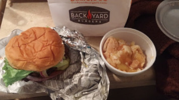 Back Yard Burgers food