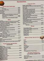 The Plaza Diner menu