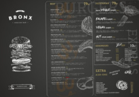 Bronx Burger menu