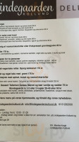 Lindegaarden Kollund menu