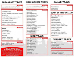 Vivian's Diner menu