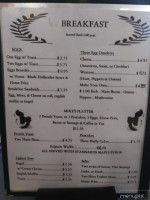 The Hogans Cafe menu
