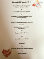 Le Campagnol menu